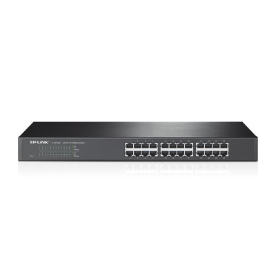 TP-Link TL-SF1024 Non gestito Fast Ethernet (10/100) 1U Nero