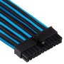 Corsair Premium Sleeved ATX 24-pin, Type 4 (Generation 4) - Blu/Nero