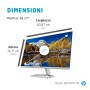 HP M27fq Monitor PC 68,6 cm (27") 2560 x 1440 Pixel Quad HD LED Argento, Nero