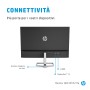 HP M27fq Monitor PC 68,6 cm (27") 2560 x 1440 Pixel Quad HD LED Argento, Nero