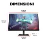 HP OMEN by HP 27k Monitor PC 68,6 cm (27") 3840 x 2160 Pixel 4K Ultra HD LCD Nero