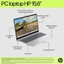 HP 15-fd0054nl Intel® Core™ i5 i5-1334U Computer portatile 39,6 cm (15.6") Full HD 16 GB DDR4-SDRAM 512 GB SSD NVIDIA GeForce