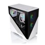 Thermaltake Divider 170 TG Micro Tower Nero, Bianco