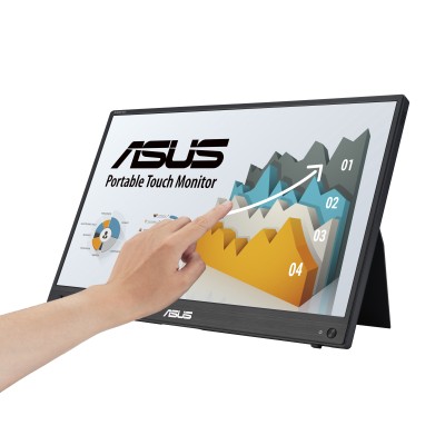 ASUS ZenScreen MB16AHT Monitor PC 39,6 cm (15.6") 1920 x 1080 Pixel Full HD Touch screen Nero