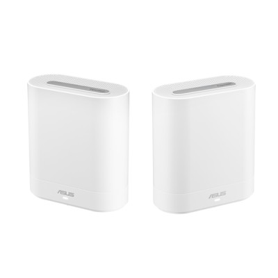 ASUS EBM68(2PK) – Expert Wifi Banda tripla (2.4 GHz/5 GHz/5 GHz) Wi-Fi 6 (802.11ax) Bianco 3 Interno