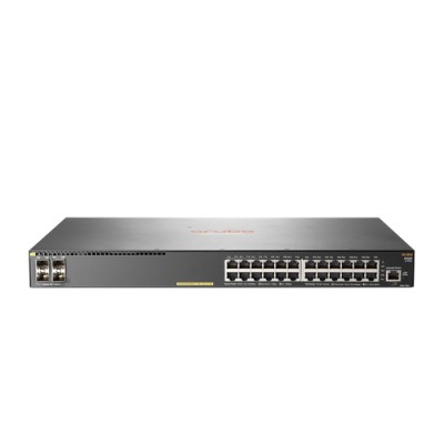 Aruba 2930F 24G PoE+ 4SFP+ Gestito L3 Gigabit Ethernet (10/100/1000) Supporto Power over Ethernet (PoE) 1U Grigio