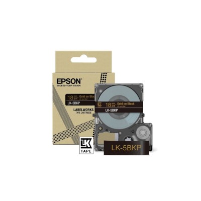 Epson LK-5BKP Nero, Oro