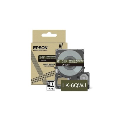 Epson LK-6QWJ Cachi, Bianco