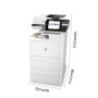 HP Color LaserJet Enterprise Flow Stampante multifunzione M776z, Stampa, copia, scansione e fax, Stampa da porta USB frontale