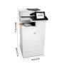 HP Color LaserJet Enterprise Stampante multifunzione M776dn, Stampa, copia, scansione e fax opzionale, Stampa fronte/retro scans