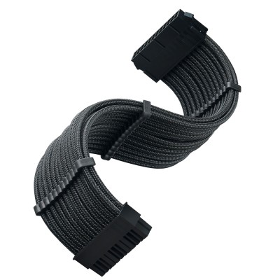 Silverstone Prolunga 24 pin ATX, 300mm - Sleeved Nero