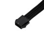 Silverstone Prolunga 1 x 8 pin (6+2) PCIe , 300mm - Sleeved Nero