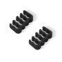 Silverstone Prolunga 8 pin (4+4) EPS , 300mm - Sleeved Nero/Bianco