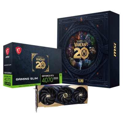 MSI GeForce RTX 4070 SUPER 12G GAMING SLIM - World of Warcraft Edition