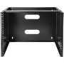 StarTech.com Staffa Rack 19" 8U a Parete - Profondità 35 cm Profilo Basso - Rack 19 pollici per Switch, Patch Panel, Server e D