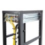 StarTech.com Gancio con anello a D per gestione cavi in server rack verticale 1U - 4,5 x 10 cm