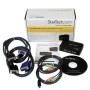 StarTech.com Switch KVM a 2 porte VGA USB con audio e cavi - Commutatore VGA USB a doppia porta