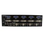 StarTech.com Switch KVM doppio monitor VGA DVI 4 porte USB con audio e hub USB 2.0