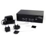 StarTech.com Switch KVM doppio monitor VGA DVI 4 porte USB con audio e hub USB 2.0