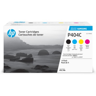 Samsung Cartucce toner nero/ciano/magenta/giallo CLT-P404C 4 - pacco da 4