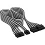 Corsair Premium Sleeved DC Cable Kit Starter, Type 5 (Generation 5) - Bianco/Nero