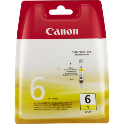 Canon Cartuccia d'inchiostro giallo BCI-6Y