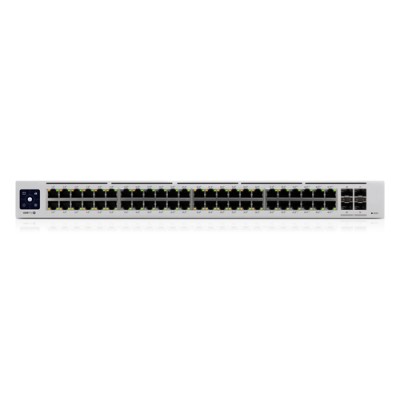 Ubiquiti UniFi Pro 48-Port PoE Gestito L2/L3 Gigabit Ethernet (10/100/1000) Supporto Power over Ethernet (PoE) 1U Argento