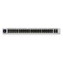 Ubiquiti UniFi Pro 48-Port PoE Gestito L2/L3 Gigabit Ethernet (10/100/1000) Supporto Power over Ethernet (PoE) 1U Argento