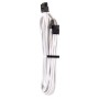 Corsair Premium Sleeved PCIe cable, Type 4 (Generation 4) - Bianco