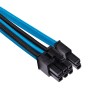 Corsair Premium Sleeved DC Cable Kit Starter, Type 4 (Generation 4) - Blu/Nero