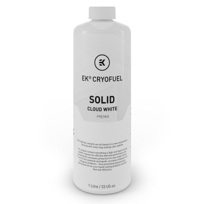 EK Water Blocks EK-CryoFuel Solid Cloud White 1000 mL - Bianco