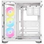 Corsair iCUE LINK 6500X RGB, Vetro Temperato - Bianco