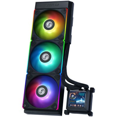 Lian Li HydroShift LCD 360  AIO Water Cooler, ARGB - Nero