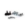 StarTech.com Kit guide DIN per montaggio a rack regolabile con guide tipo G/mini/profilo top-hat