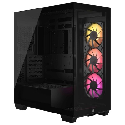 Corsair iCUE LINK 3500X RGB, Vetro Temperato - Nero