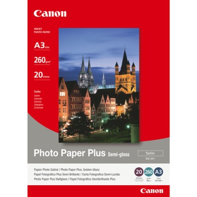 Canon Carta fotografica Plus Semi-gloss SG-201 A3 - 20 fogli