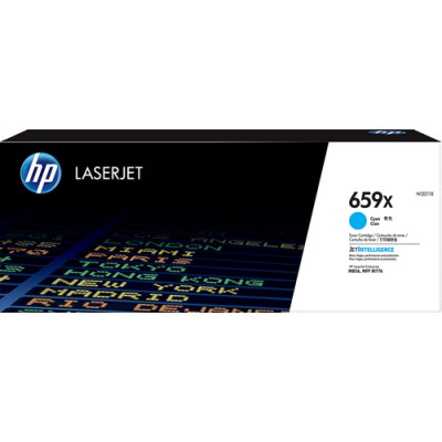 HP LaserJet Cartuccia toner ciano originale 659X ad alta capacità