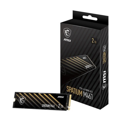 MSI SPATIUM M461 PCIe Gen4x4 NVMe M.2 SSD 2280 - 2TB