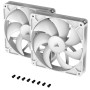 Corsair RS140, Ventola PWM - 140mm, 2 Ventole - Bianco