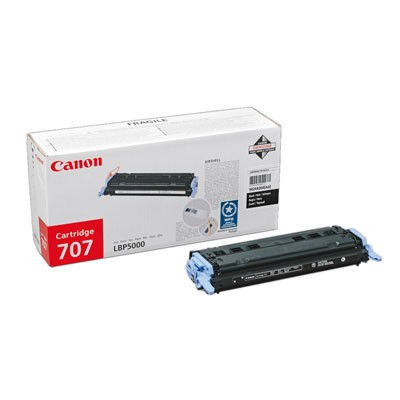 Canon 707 Black Toner Cartridge cartuccia toner 1 pz Originale Nero