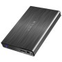 Icy Box IB-231StU3S-G Box Esterno per HD SATA 2.5 pollici USB 3.0/eSATA - Nero