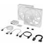 Corsair iCUE LINK LX140 RGB, Ventola PWM, Dual Fan Kit, Bianco - 140mm