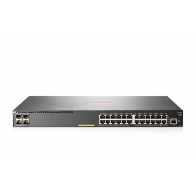 Aruba 2930F 24G PoE+ 4SFP+ TAA Gestito L3 Gigabit Ethernet (10/100/1000) Supporto Power over Ethernet (PoE) 1U Grigio