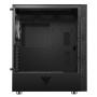 iTek Case VERTIBRA S210, RGB, Vetro Temperato - Nero