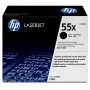 HP Cartuccia Toner originale nero ad alta capacità LaserJet 55X