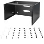 StarTech.com Staffa Rack 19" 6U a Parete - Profondità 35 cm Profilo Basso - Rack 19 pollici per Switch, Patch Panel, Server e D