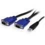 StarTech.com Kit Switch KVM USB montabile a rack 1U 16 porte con funzione OSD e cavi