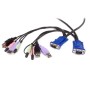 StarTech.com Switch KVM cavo VGA USB 2 porte con audio