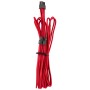 Corsair Premium Sleeved DC Cable Kit Starter, Type 4 (Generation 4) - Rosso