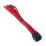 Silverstone Prolunga / Adattatore EPS-8pin - EPS/ATX-4+4pin, 300mm - Rosso